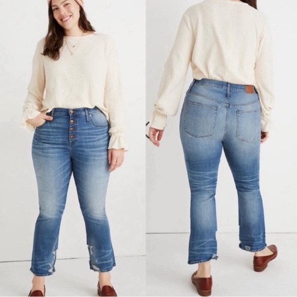 Madewell Denim - Nwt Madewell Cali Demi Boot Jeans size 24 petite
